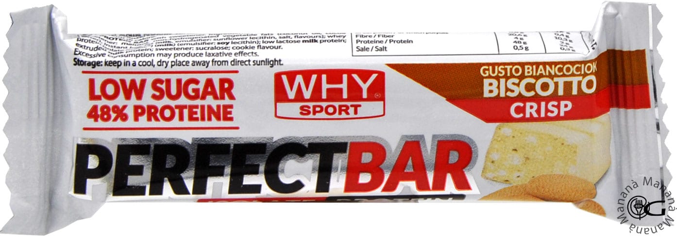 Why Sport Perfect Bar BiancoCiok/Biscotto Crisp 50 g.