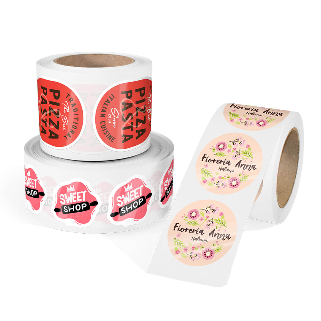 1000 Etichette su pellicola adesiva bianca ad alta adesività formato 105x74mm - immagine 2