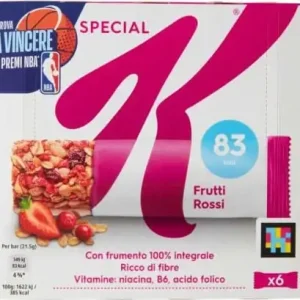 KELLOGG’S SPECIAL K BARRETTA FRUTTI ROSSI 129GR