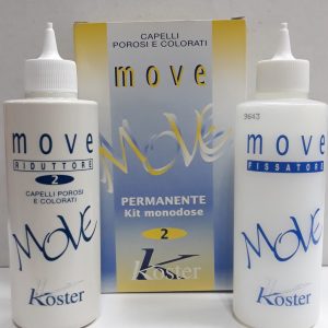 KOSTER KIT PERMANENTE MONODOSE 2 PER CAPELLI POROSI E COLORATI