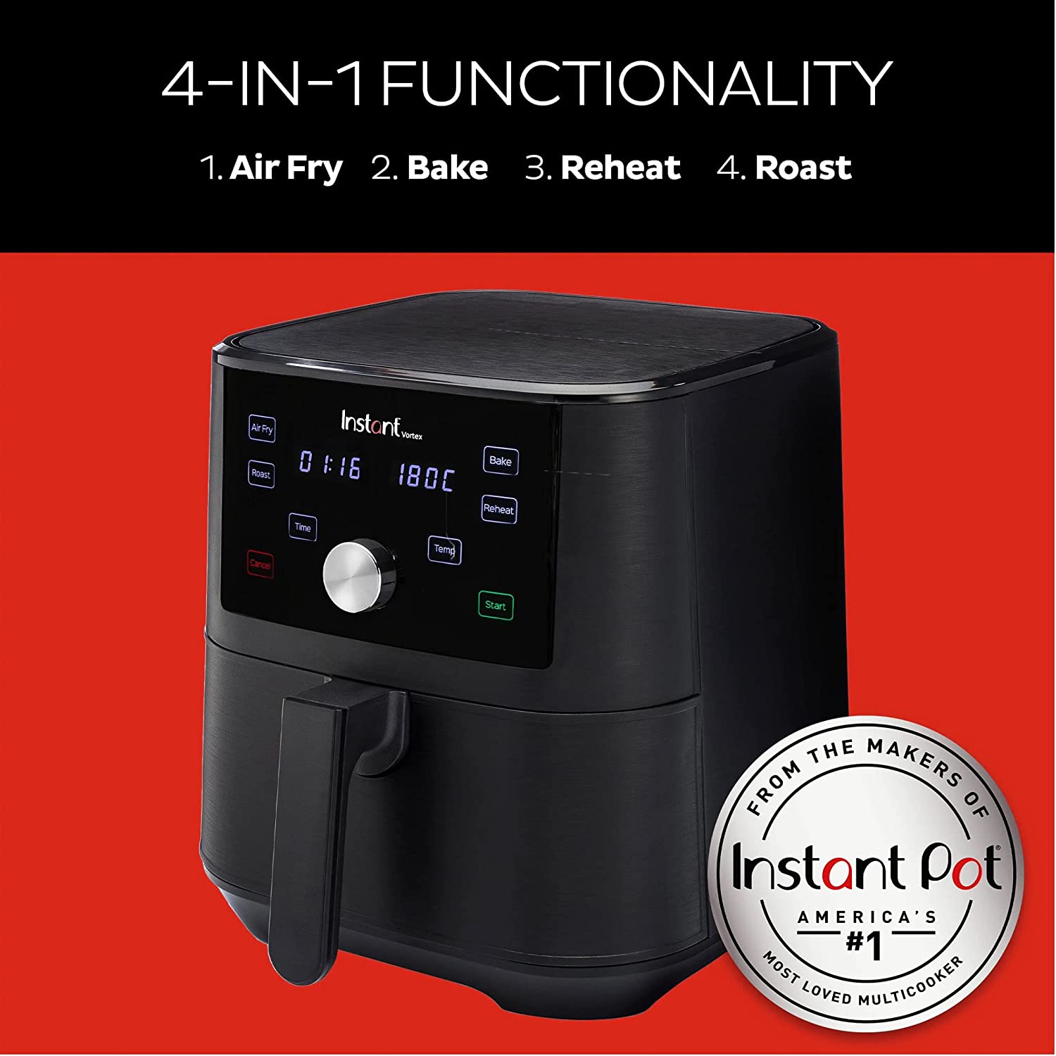 Instant Pot Friggitrice ad aria 5.7 Vortex air fryer