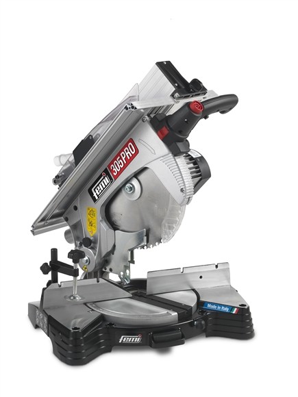 TRONCATRICE PROFESSIONALE FEMI 305 PRO , TAGLIO LEGNO ALLUMINIO LAMA 305MM