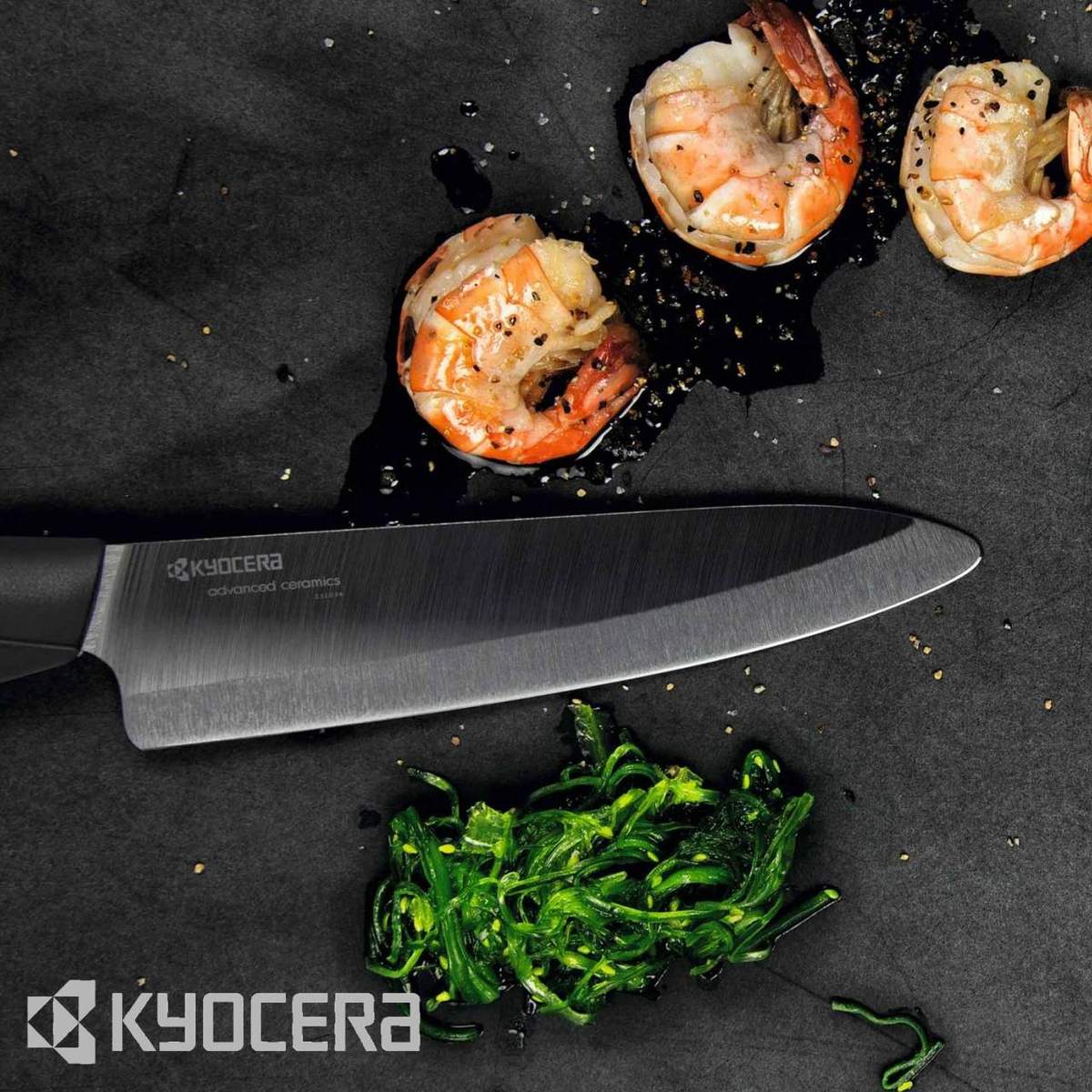 Coltello Kyocera Chef ZK180BKBKEU Serie Shin Black - immagine 4
