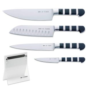 Set 4 coltelli Dick 1905 + ceppo bianco Dick