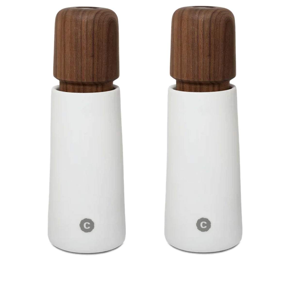 Set of 2 sale e pepe Stockholm in ceramica white CrushGrind CGSTO17WHPW - immagine 2