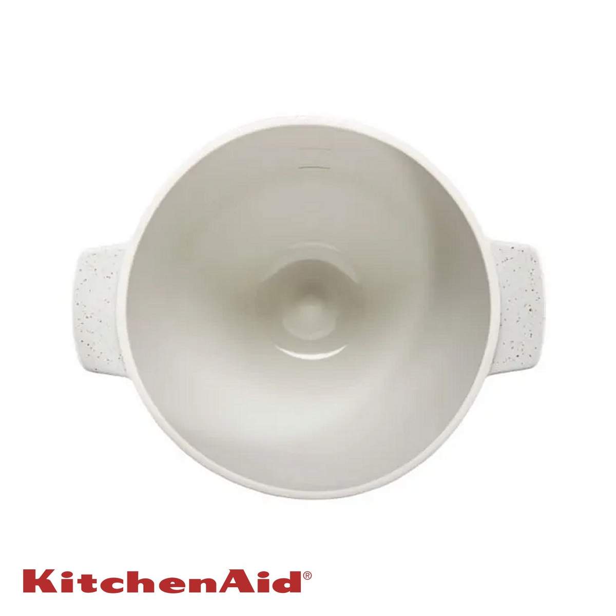 Ciotola in ceramica KitchenAid per pane con coperchio 4,7L 5KSM2CB5BGS - immagine 4