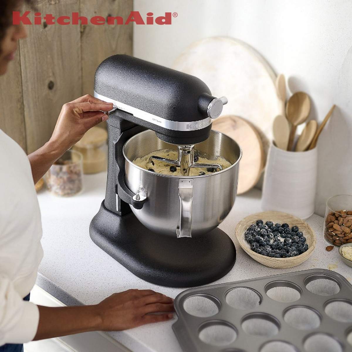 Planetaria KitchenAid con ciotola sollevabile 6,6L Artisan KSM70SHXE - immagine 8