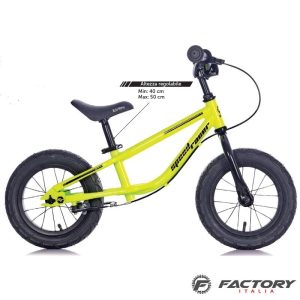 Bici senza pedali bimbo Speed Racer Gialla Fluo