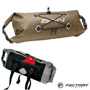 Borsa bici al manubrio bikepacking nomad BRN marrone