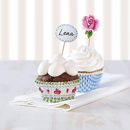 Kit Cupcake Decoration Set “Flowers” Birkmann – Pirottini & Bandierine - immagine 4