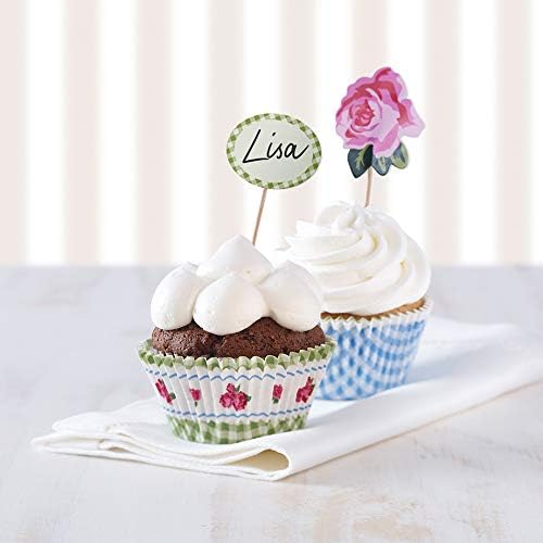 Kit Cupcake Decoration Set “Flowers” Birkmann – Pirottini & Bandierine - immagine 3