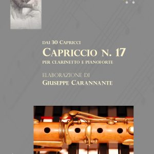 CAPRICCIO N. 17 PER CLARINETTO E PIANOFORTE
