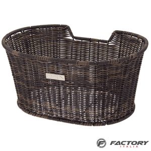 Cesto bici anteriore liberty vintage coffee