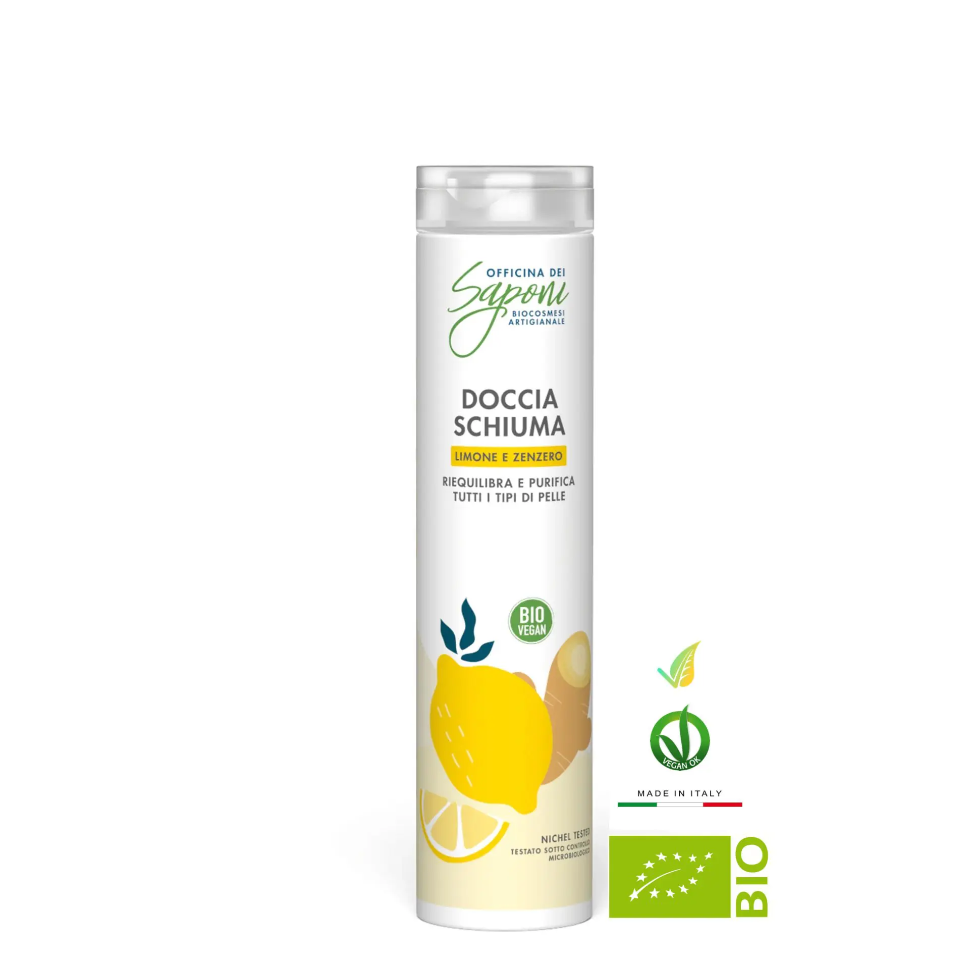 Doccia schiuma Zenzero e Limone Biologico 200ml - immagine 2