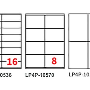 Etichette Multifunzione in Poliestere Bianco Opaco con Stampa Laser Inclusa in Bianco Nero