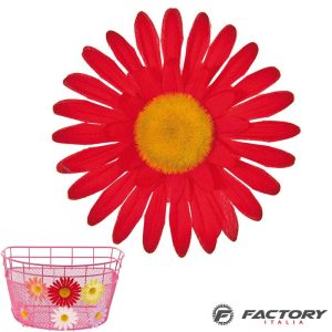 Fiori decorativi per cestini bicicletta vari colori grandi