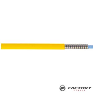 Guaina freno bicicletta Ø 5 mm con teflon giallo fluo