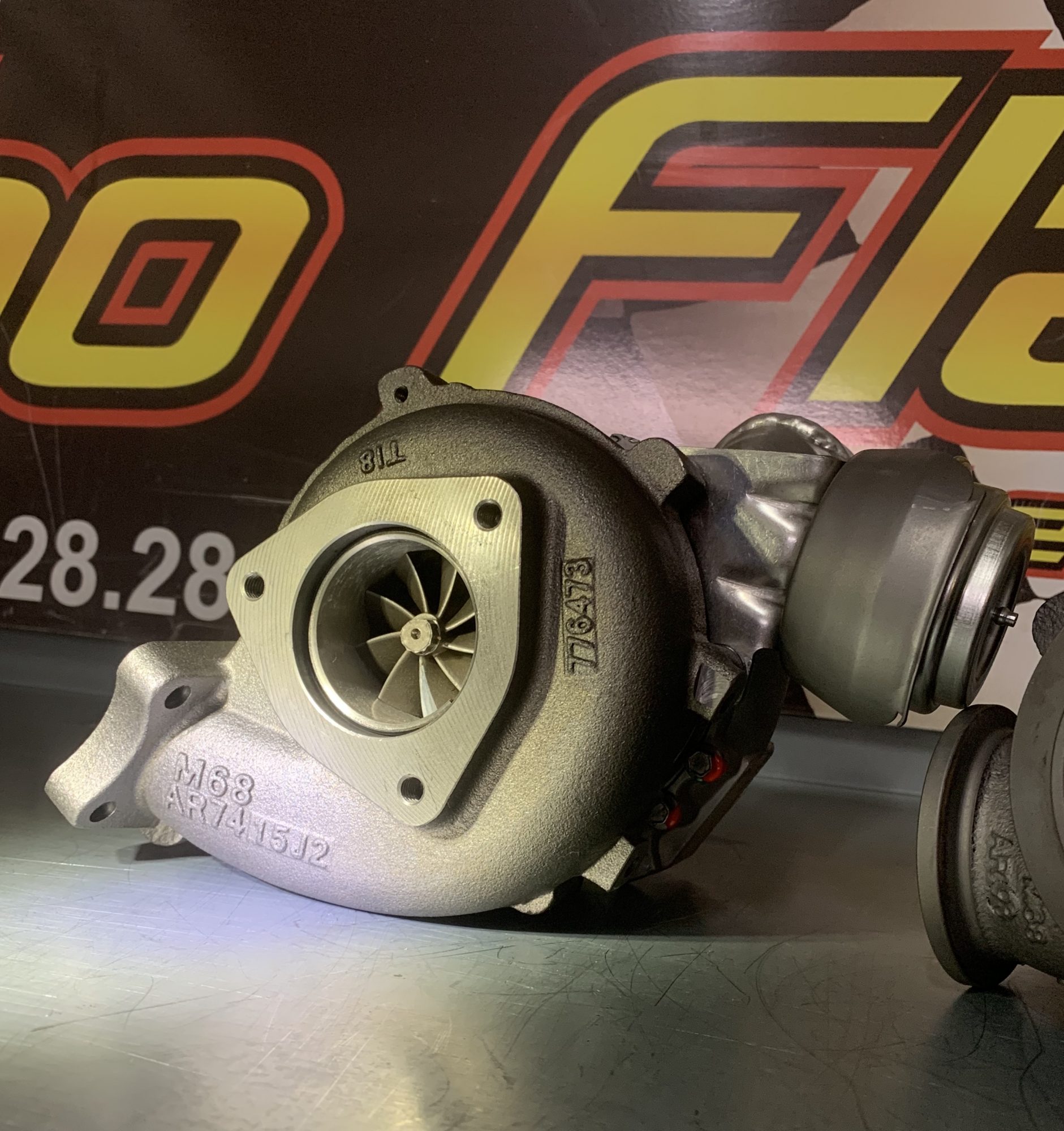 Turbo per 370cv GTB2569VKLR AVIONAL + CUSCINETTI a SFERA in CERAMICA ( Opzione 1 )