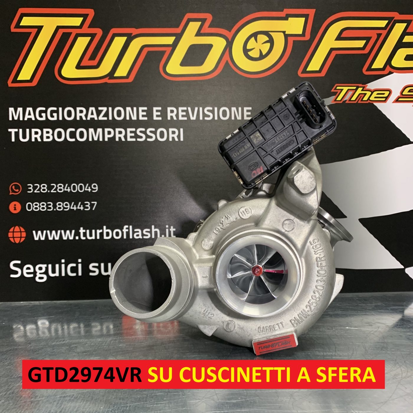 Turbo Maggiorato per BMW 3.0 per 480cv ( Livello 2 * ) GTD2974VR con CUSCINETTI A SFERA