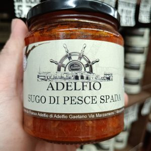 Adelfio Sugo Di Pesce Spada Vaso Vetro Gr.300