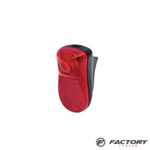 Luce a batterie 1 led al parafango bici