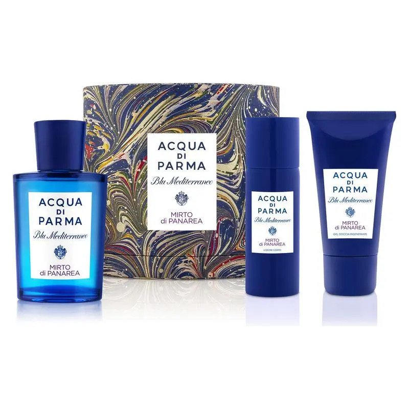 ACQUA DI PARMA MIRTO DI PANAREA SET EDT 75 ML + LOZIONE CORPO 50 ML + GEL DOCCIA 40 ML