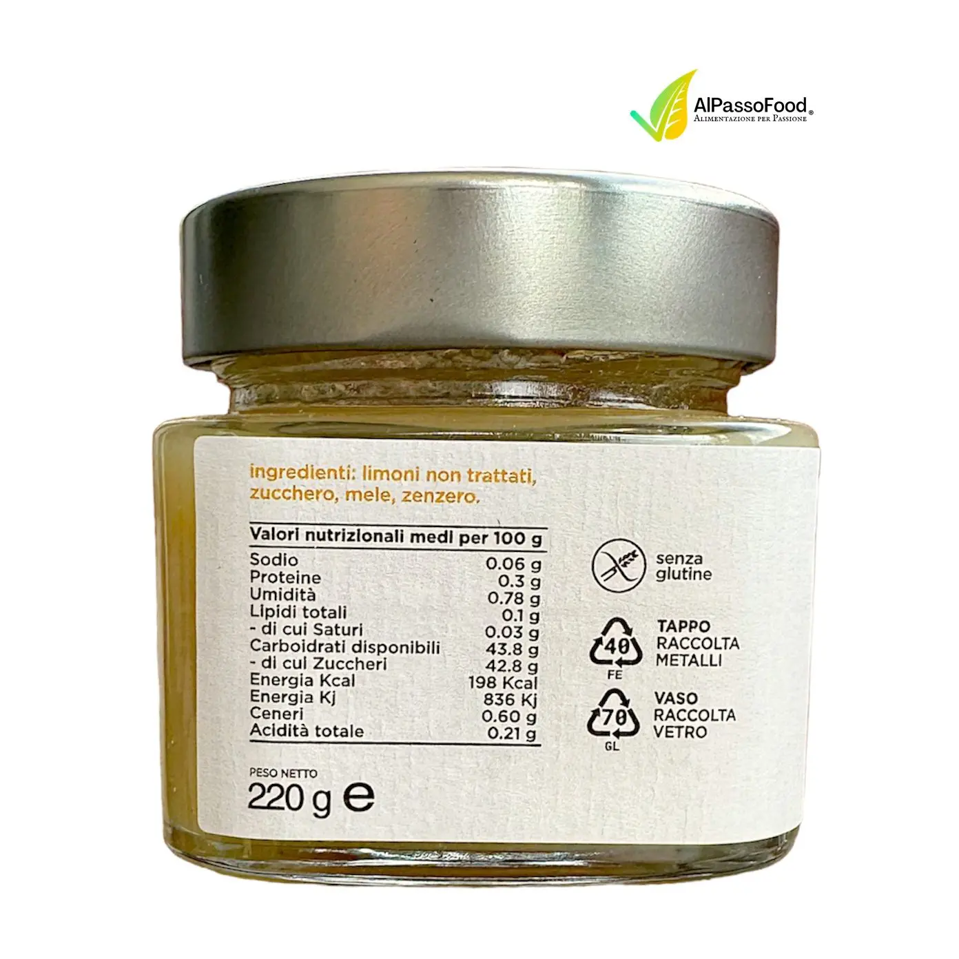 Marmellata di Limoni e Zenzero 220g - immagine 3