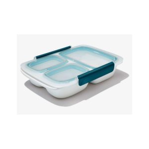 Contenitore per Mangiare in Ufficio & Scuola 3 Scomparti – Prep&Go OXO