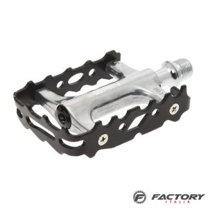 Pedali MTB BRN Force silver in alluminio