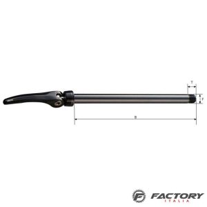 Perno passante lever anteriore M12XP1.5 lungo 118.5 mm