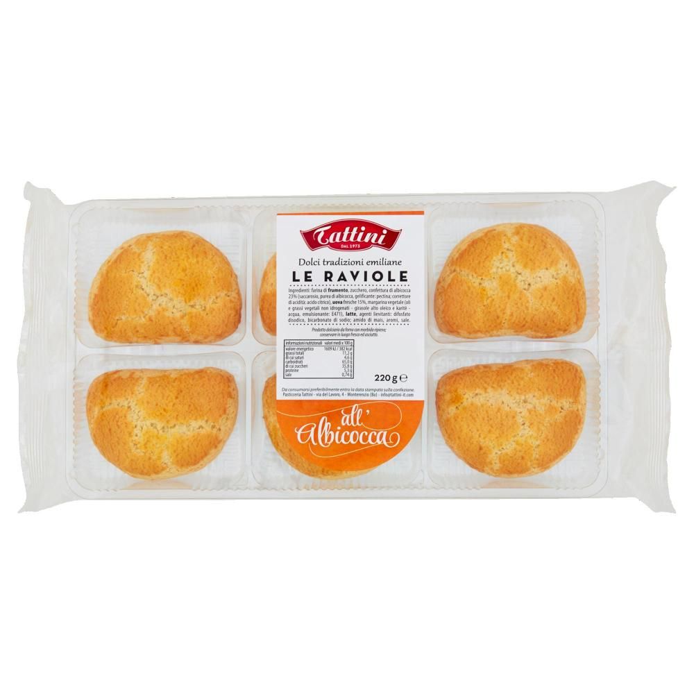 Raviole all’albicocca TATTINI 220gr