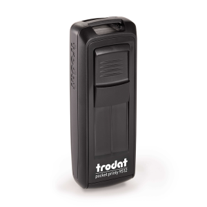 TRODAT POCKET PRINTY 9512 Timbro Autoinchiostrante Rettangolare Eco Nero 47×18 mm Testo sino a 5 righe con Cartuccia Nera