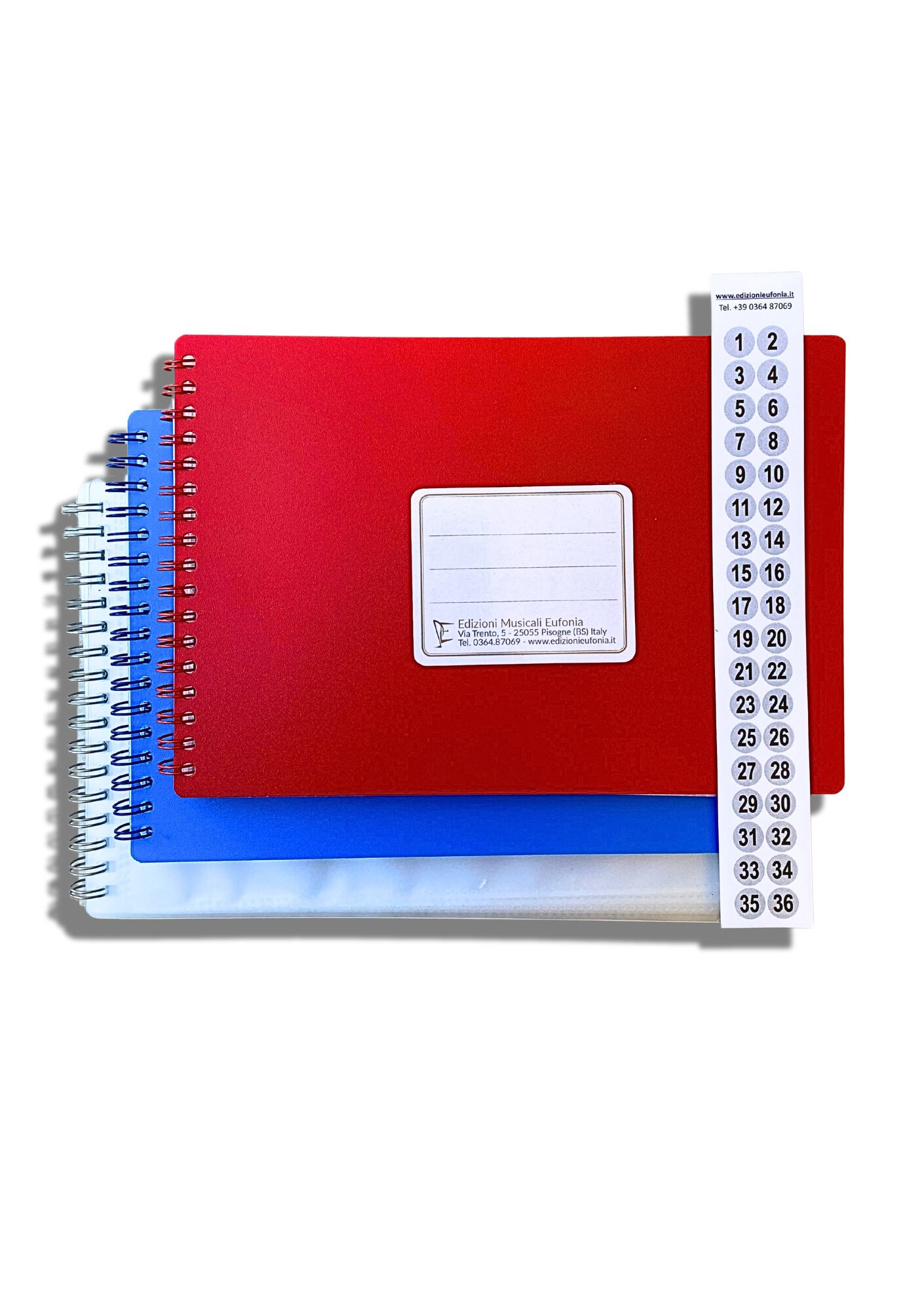 ADESIVI NUMERATI PER LIBRETTI