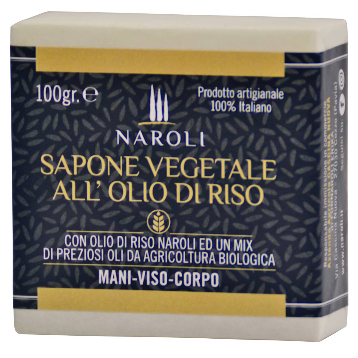 Sapone vegetale all’Olio di Riso