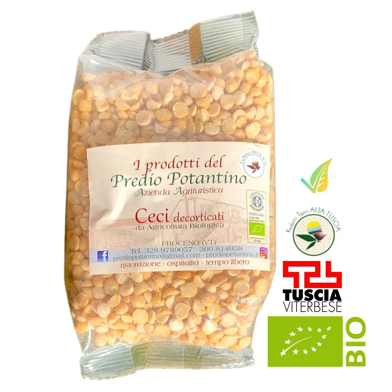 Ceci Decorticati Biologici 400g - immagine 2