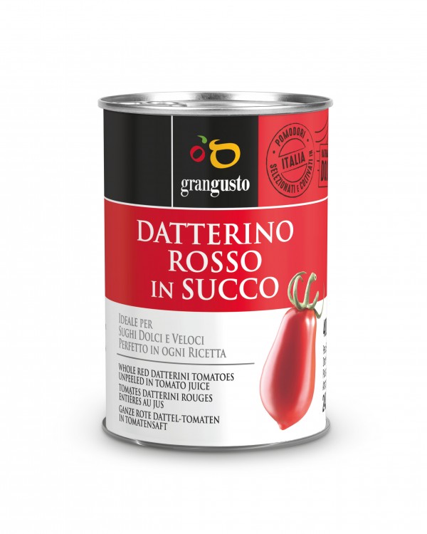 Pomodoro Datterino Intero in Succo GRANGUSTO 800gr - immagine 2