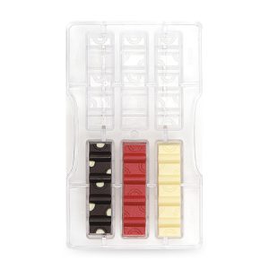 Stampo in policarbonato per Cioccolatini – Barretta lunga