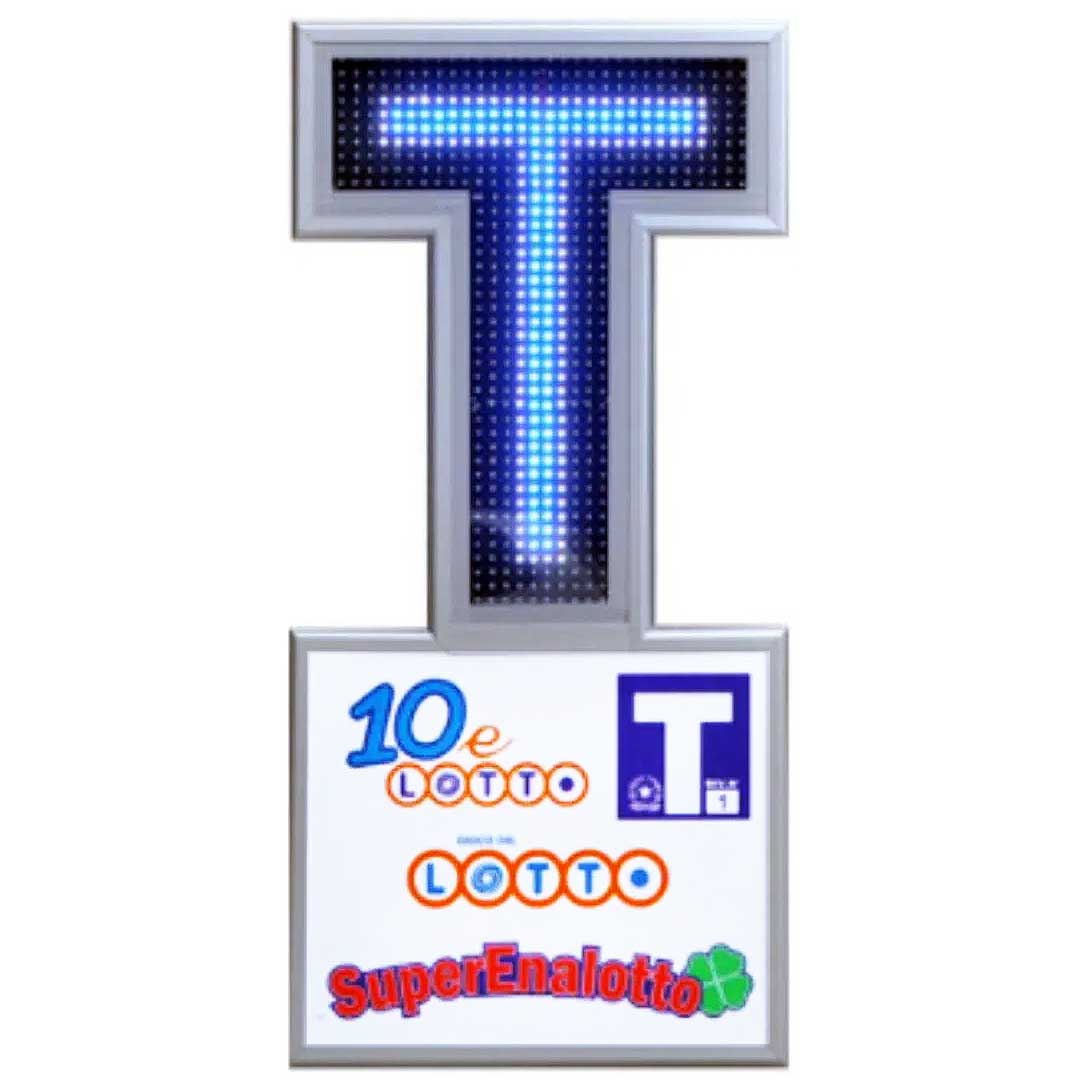 T Tabacchi a led misura cm. 45×95 - immagine 2